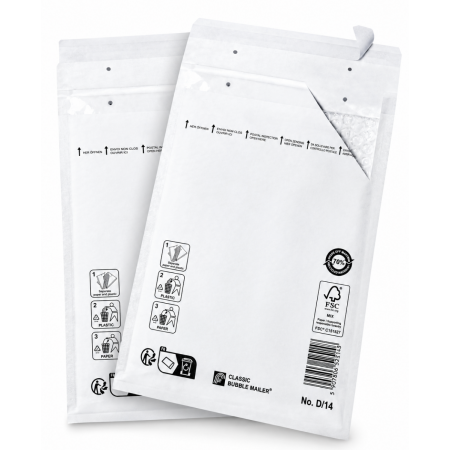 Envelopes with bubble air...