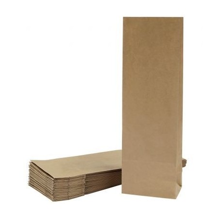 Paper bags with block bottom